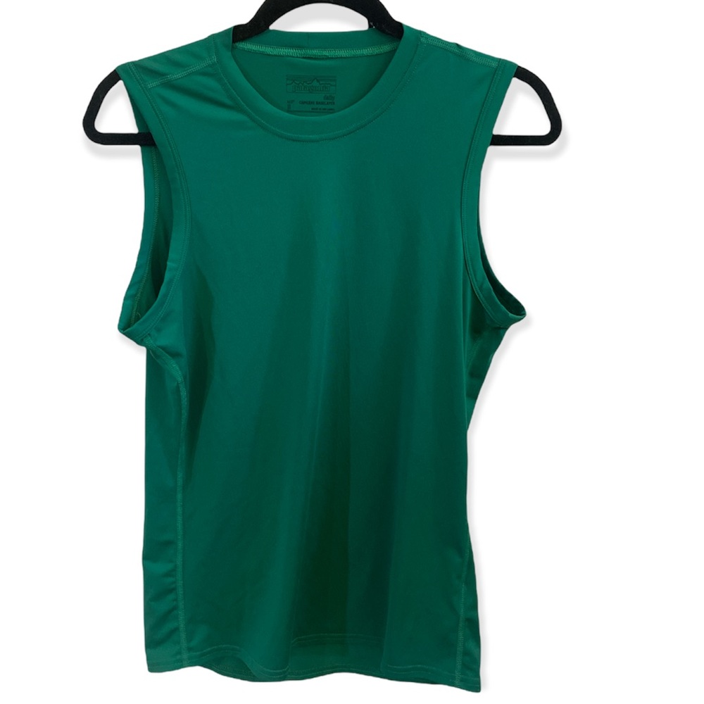EUC green Patagonia tank top